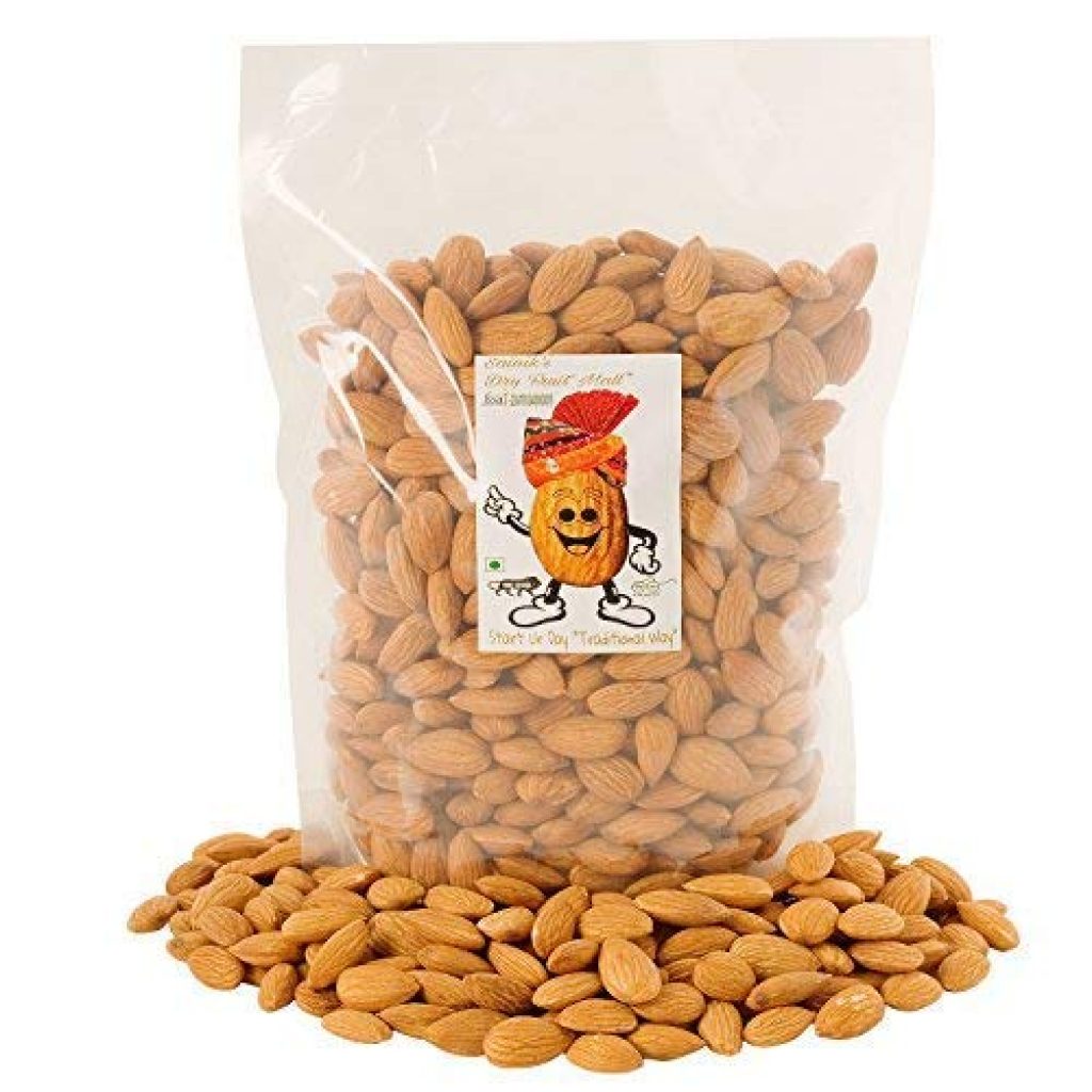 almonds nutrition facts 100g
