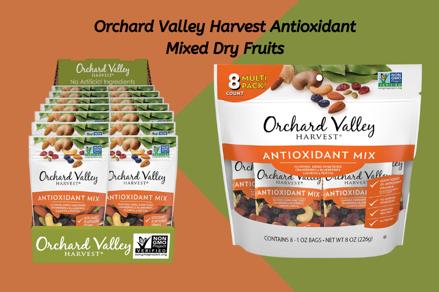 orchard valley harvest chocolate raisin nut trail mix