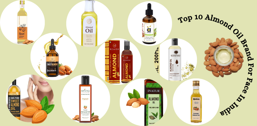 top almond oil brands in india