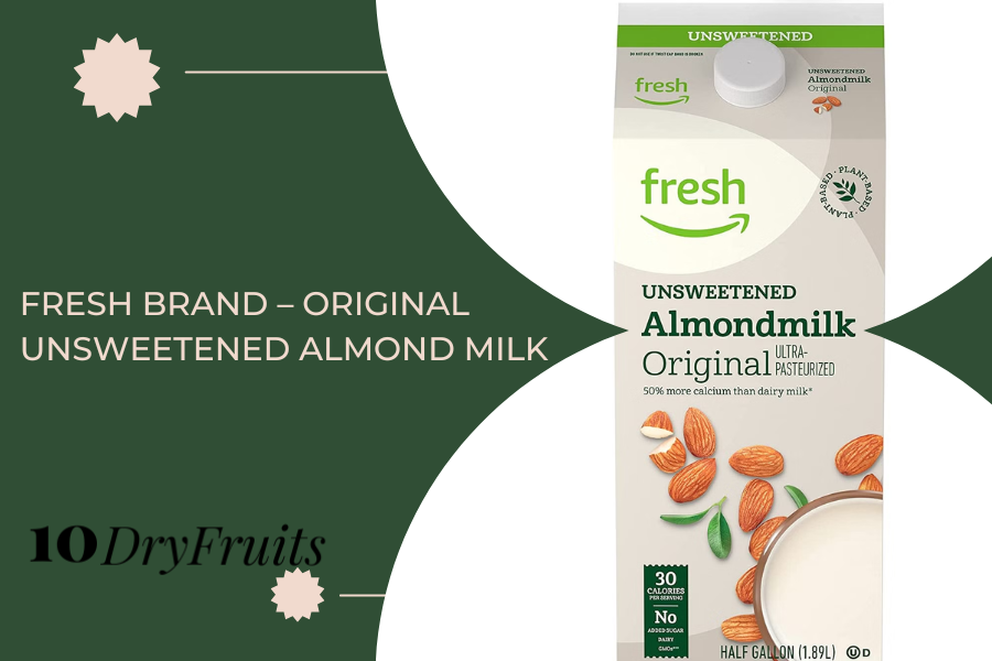 healthiest almond milk brand