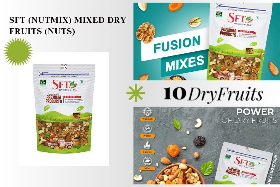 mix dry fruits with seeds