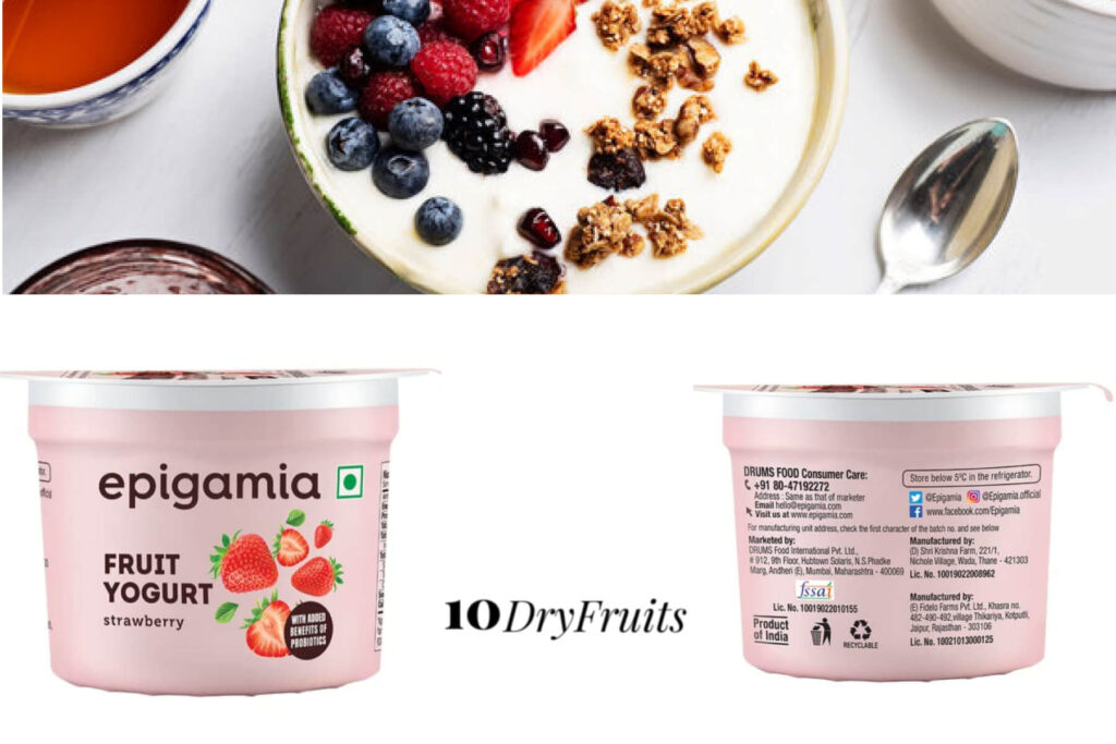 flavoured yogurt brands in india